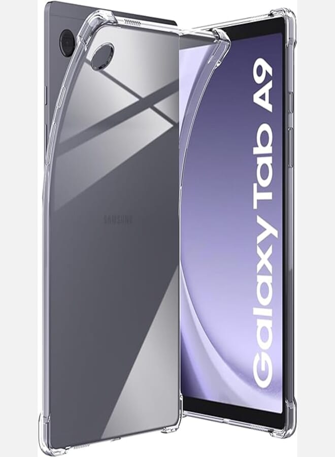 NESLIN Clear Case Compatible with Samsung Galaxy Tab A9 8.7" 2023, Airbag Drop Protection, Flexible Silicone TPU Shockproof Anti-Scratch, Anti Yellowing Case for Samsung Galaxy Tab A9 8.7" 2023